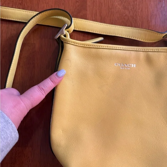 Coach Legacy Mini Duffle Crossbody Bag in Lemon Yellow - Picture 8 of 10